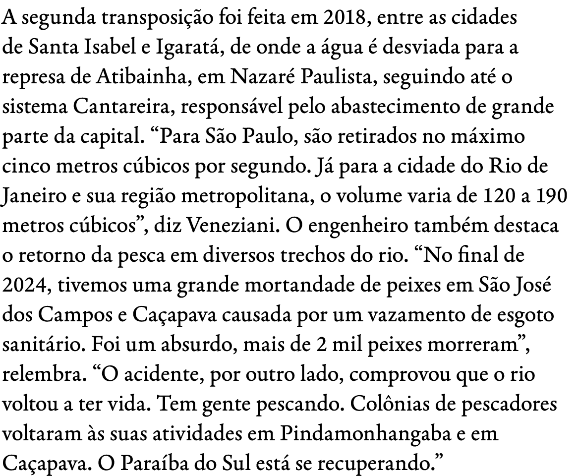 A segunda transposi o foi feita em 2018, entre as cidades de Santa Isabel e Igarat , de onde a  gua   desviada para ...